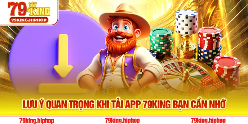 Lưu ý quan trọng khi tải app 79King bạn cần nhớ