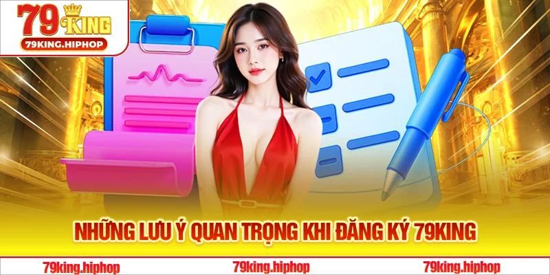 Những lưu ý quan trọng khi đăng ký 79King